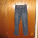 Women's Ladies Land End Dark Blue Denim Jeans Size 10 Free Shipping!