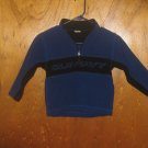 Old Navy Blue & Black Half Zip Front Pullover Sweater Size 4