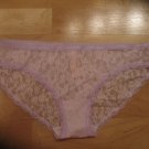 Victoria's Secret All Lace Light Lavender Floral Print Bikini Large