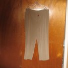 Avenue Brand Light Brown Cuffed Pants w/ Fine White Stipe Size 18 NWT Free Ship!