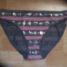 Victoria's Secret Silver Glitter Snowflake Bikini Winter Holidays Medium