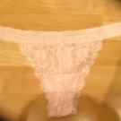 Victoria's Secret PINK Light Pink All Lace Ex Low Rise Mini Cheekster Large