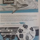 Bendix Products / Convair XF-92 delta 1950s ad