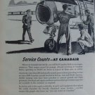 1950s Canadair / Sabre jet fighter ad