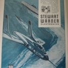 1950s Stewart-Warner Electronics / F7U Cutlass jet fighter ad