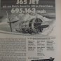 1950s Curtiss-Wright J65 turbojet  / Douglas A4D A-4 Skyhawk speed record ad