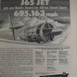 1950s Curtiss-Wright J65 turbojet  / Douglas A4D A-4 Skyhawk speed record ad
