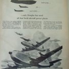 1950s Douglas Aircraft C-124 Globemaster  R6D/C-118 F4D Skyray D-558 ad