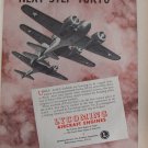 WWII Lycoming Aircraft engines Curtiss AT-9 ad
