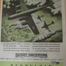 WWII Berry Brothers / Berryloid Aircraft Finishes / Boeing B-29 Superfortress ad