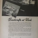 1943 WW2 Beech Aircraft Corporation / AT-11 Kansan trainer ad