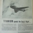 1950s Rem-Cru Titanium Midland Pennsylvania / North American FJ-4 Fury ad