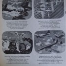 1940s WWII Lockheed Aircraft / P-38 Lightning fork tailed devil ad