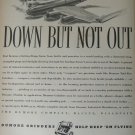 1940s WWII Dumore Precision Grinders / Boeing B-17 Flying Fortress ad