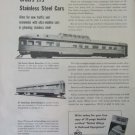 International Nickel / Canadian Pacific stainless steel passenger car ad