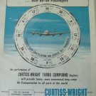 1950s Curtiss-Wright Turbo-Compound / Lockheed Super Constellation ad