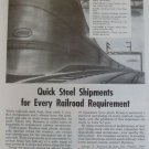 Ryerson Steel 1950s diesel locomotive ad