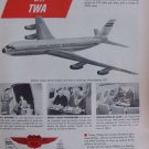 Phillips 66 Aviation Division TWA Boeing 707 jetliner ad