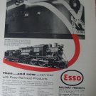 1955 Esso / 4-4-2 Camelback / Jersey Central Baldwin DR-6-4-2000 diesel ad