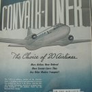 Consolidated Vultee Convair Convairliner ad