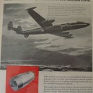 1950s Barber-Colman Lockheed L-1049G Super Constellation ad