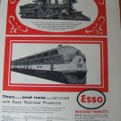1955 Esso / General 4-4-0 / Nashville Chattanooga & St. Louis NC&STL EMD F3 ad