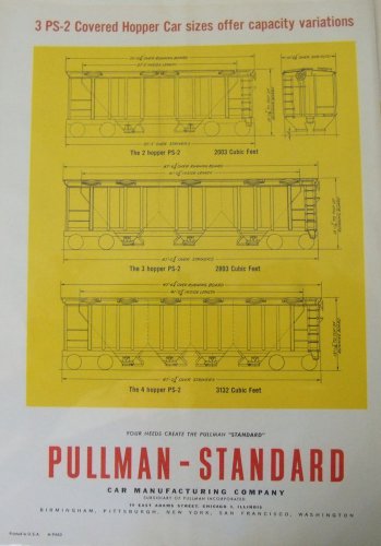 Pullman-Standard PS-2 Covered Hopper ad