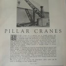 1920s Railroad Pillar Crane ad / Industrial Works Bay City Michigan