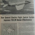 1950s General Electric GE / McDonnell F3H Demon ad