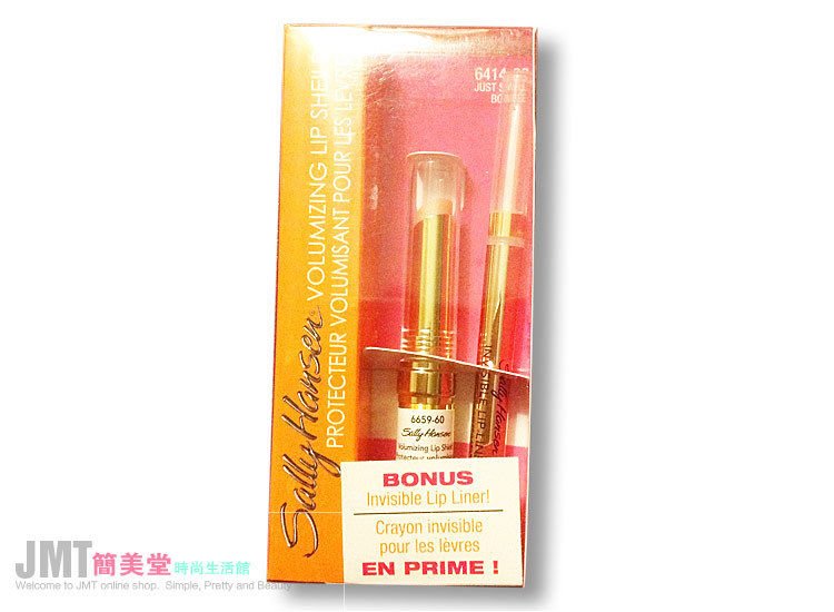 SALLY HANSEN VOLUMINIZING LIP SHIELD #60 Just Swell w/bonus Invisible Lip Liner
