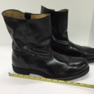 Vrg Iron Age Black Leather Steel Toe Boots Size 16 Neoprene Corded Sole USA Made