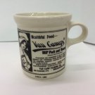 Vtg Mccoy Pottery Van Camp's Pork Beans Coffee Mug 1412