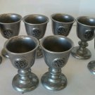 Lot of 8 1776-1976 BICENTENNIAL Goblets Carroll N Abrams Ltd Rare Collectible