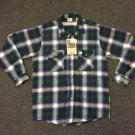 Vtg Five Brother Brawny Extra Heavyweight Flannel Shirt USA Made Sx L