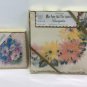 Vtg Rice Paper Silk Effect Baumgarten's Luncheon Cocktail New Old Stock