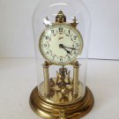 Schatz Anniversary Torsion Clock Germany  W/Key Enamel Face FOR PARTS ONLY