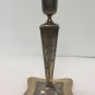 VTG PAIRPOINT Candlestick Antique Candle Holder Metalware Etched Brass # B6151