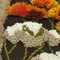 Vtg 1981 Sunset Designs Latch Hook Yarn Tapestry 8660 Thistles Retro