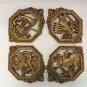 Vtg Homco Hollywood Regency Wall Hangings Musical Instruments Circa 1976 Syroco