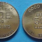 Spenard AK Fraternal Order of Eagles Aeirie 3154 50c token