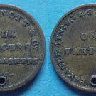 Belfast Ireland John Arnott & Co. farthing token, holed Belfast Ireland John Arnott & Co. farthing token, holed