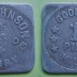 West Liberty IA Wayside Dairy good for 1 pint milk merchant token