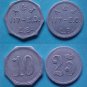 Long Beach CA A & J 10c and 25c merchant tokens K-269 K-270