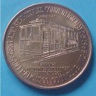 California State Numismatic Association CSNA Spring 1968 medal - Cable Car