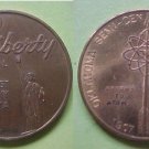 Oklahoma City OK Semi-Centennial 1957 Liberty National Bank medal