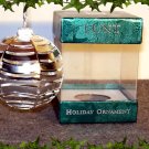 LUNT MODERN SILVERPLATE BALL ORNAMENTS SET OF 6 LUNT MODERN SILVERPLATE BALL ORNAMENTS SET OF 6