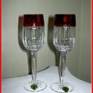 WATERFORD SIMPLY RED CORDIAL PAIR