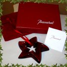 BACCARAT RED STAR ORNAMENT *