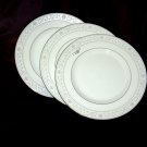 WEDGWOOD RUNNYMEDE PLATINUM  set of 3 9" ACCENT SALAD PLATE