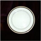 PHILIPPE DESHOULIERES ATHOS BLACK & PLATINUM SALAD PLATE